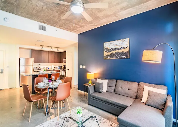Apartamento Relaxing 2bd - Downtown - Gym, Pool, Parking